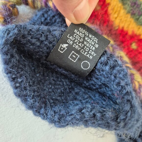 NWoT Icelandic Design Newari Hand Knit In Nepal 100% Wool Nordic Mittens - Picture 6 of 6